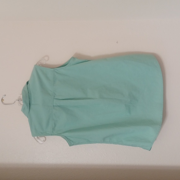 Cabela’s Sleeveless Button Down Top Size Small Petite Collar Shirt - Picture 5 of 6
